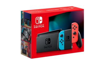 Nintendo Switch with Neon Blue / Neon Red Joy-Con Controllers Σαν καινουριο