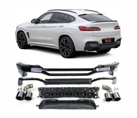 ΠΙΣΩ ΣΠΟΙΛΕΡ Rear Diffuser BMW X4 G02 Performance M Design 18-21