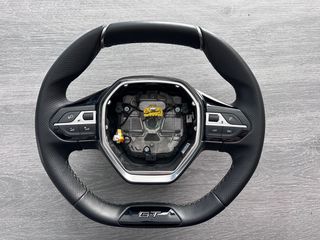 Δερμάτινο Τιμόνι Πολλαπλών Χρήσεων Peugeot 208 P21 GTLINE 98546458ZD