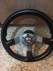 Γνήσιο Τιμόνι MOMO Race 320mm (D32) με Κώνο MOMO 5143 για Citroen Saxo / Peugeot 106
