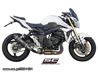 Εξάτμιση Τελικό Sc Project Oval Black stainless steel with carbon cap Suzuki GSR 750