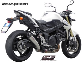 Εξάτμιση Τελικό Sc Project Conic Stainless steel with carbon cap Suzuki GSR 750