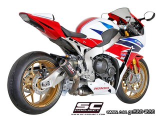 Εξάτμιση Τελικό Sc Project CR-T Carbon fiber with full titanium exit pipe HONDA  CBR 1000 RR  /  SP  2014 