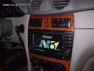 Mercedes Benz-Dynavin N6-CLK ΕΙΔΙΚΕΣ ΕΡΓΟΣΤΑΣΙΑΚΟΥ ΤΥΠΟΥ ΟΘΟΝΕΣ ΑΦΗΣ GPS Mpeg4 TV-ΤΟΠΟΘΕΤΗΣΗ σε CLK 200  Facelift 2004-www.Caraudiosolutions.gr