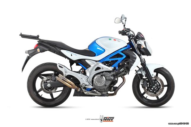 Εξάτμιση Τελικό Mivv Double Gun Titanium Suzuki Gladius 2009-2020*