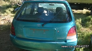 TOYOTA STARLET 1.3 ΑΝΤΑΛ.ΠΟΡΤΕΣ,ΤΖΑΜΟΠΟΡΤΑ,ΦΤΕΡΑ www.saravalaki.com