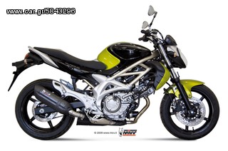 Εξάτμιση Τελικό Mivv Suono Black Steel/Carbon End Suzuki Gladius 2009-2015*