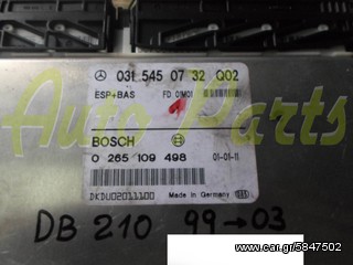 ΜΟΝΑΔΑ ΕΛΕΓΧΟΥ ABS MERCEDES BENZ W210 ΚΩΔ.BOSCH 0265109498 ΜΟΝΤΕΛΟ 1999-2003