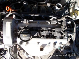 ΚΙΝΗΤΗΡΑΣ / ΣΑΣΜΑΝ SEAT CORDOBA / IBIZA - SKODA FABIA 1.4 16V 75PS 65.000KM ΚΩΔ, ΚΙΝΗΤΗΡΑ BKY , MOD 2005-2008