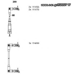 Μπουζοκαλώδια σετ (ΚΑΙΝΟΥΡΓΙΑ) . VW . T2 80>90 . Για κινητήρες 1.9cc>2.1cc (DG,DJ,MV) . GERMANY.