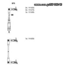 Μπουζοκαλώδια σετ (ΚΑΙΝΟΥΡΓΙΑ) . AUDI . A6/S6  94>95 . Για κινητήρες 2,3 (AAR) . GERMANY.