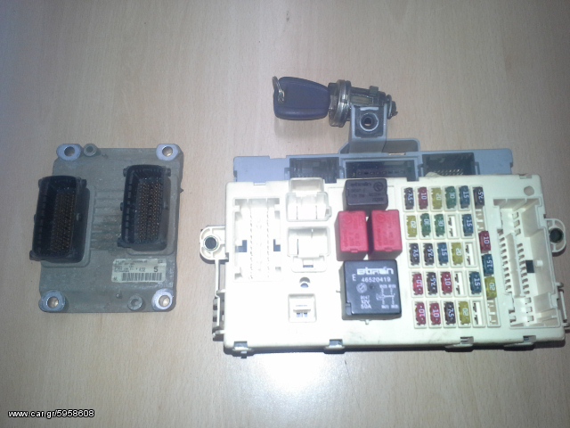 Κεφαλας Fiat Punto 16v 99-03 εγκεφαλος κομπλε κιτ Bosch 0261207901