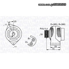  063341896010  Δυναμό & εναλλάκτης ρεύματος smart fortwo 600cc eautoshop.gr