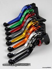 Ρυθμιζόμενες  μανέτες αλουμινίου 6 θέσεων BMW APRILIA KTM DUCATI TRIUMPH SUZUKI YAMAHA KAWASAKI-thumb-2