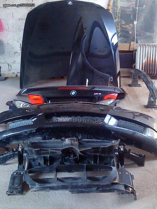 Ανταλλακτικα BMW 320 '06-'11 Φαναρια εμπρος Μουρη κομπλε μασκα φτερα Μετωπη καπο Προφυλακτηρας εμπρος 
