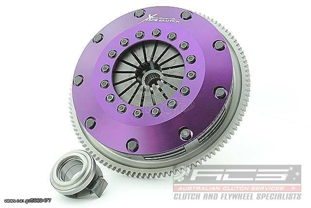 200mm Rigid Ceramic Twin Plate Clutch Kit Incl Flywheel B16/B18