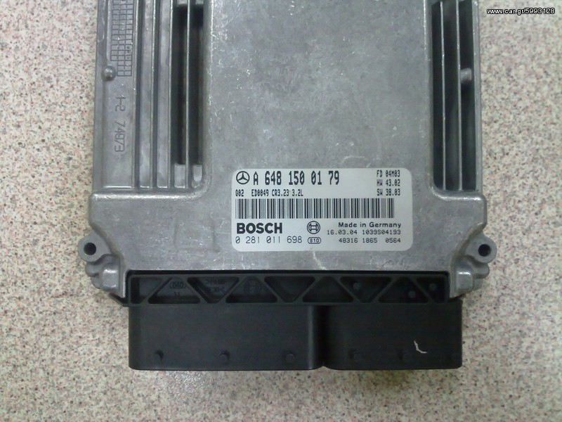 ΕΓΚΕΦΑΛΟΣ ΜΗΧΑΝΗΣ 0281011698-A6481500179 mercedes w211 320 3.2 cdi 