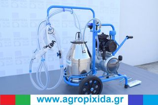 Κτηνοτροφικά 2025 MILKER-2 Αιγοπροβάτων-Αντλία 0,75HP-300Λίτρων Ξηρού Τύπου