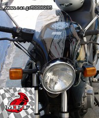 Ζελατίνα - Ανεμοθώρακας - Παρμπρίζ MPF-GRIVAS για Universal στρογγυλοφάναρες μοτοσυκλέτες 29εκατοστά ύψος