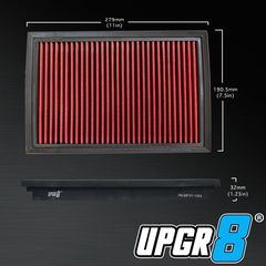 Mazda 3 5 2.3L 2.0 HD PRO OEM Replacement High Performance Red/Black Drop-In Panel Air Filter