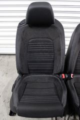 Σαλόνι κομπλέ VW Scirocco μαύρο δέρμα - alcantara - ύφασμα-thumb-1