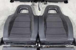 Σαλόνι κομπλέ VW Scirocco μαύρο δέρμα - alcantara - ύφασμα-thumb-3