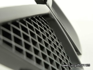Γρίλλιες Πλαστικές ABS Μαύρες Renault Megane (DA/BA/LA/KA/EA) '99-'02-thumb-1