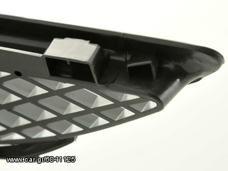 Γρίλλιες Πλαστικές ABS Μαύρες Renault Megane (DA/BA/LA/KA/EA) '99-'02-thumb-3