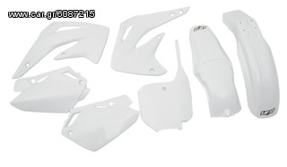 ΛΥΡΗΣ UFO ΚΙΤ ΠΛΑΣΤΙΚΩΝ ΑΣΠΡΟ ΓΙΑ HONDA CR 85 03-08, HOKIT109E-041