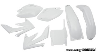 ΛΥΡΗΣ UFO ΚΙΤ ΠΛΑΣΤΙΚΩΝ ΑΣΠΡΟ ΓΙΑ HONDA CRF 250 04-05, HOKIT104E-041