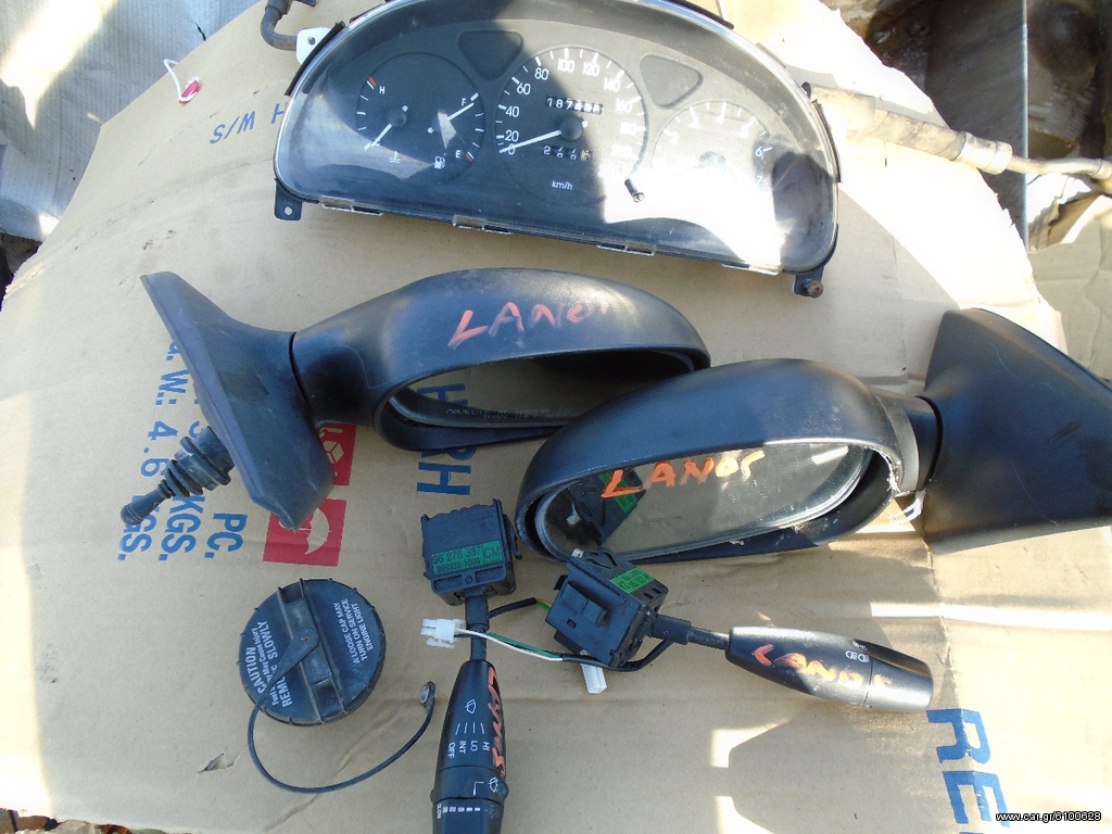 DAEWOO LANOS Αυτοκινήτων Αμάξωμα εξωτερικό Γυάλινα και Υαλοκαθαριστήρες Καθρέπτες απλοί ΟΧΙ ΑΡΙΣΤΕΡΟ ΟΔΗΓΟΥ