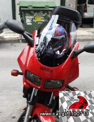 Ζελατίνα-Ανεμοθώρακας-Παρμπίζ MPF-GRIVAS για YAMAHA FZS 600 FAZER XL SIZE (τουριστικού τύπου)