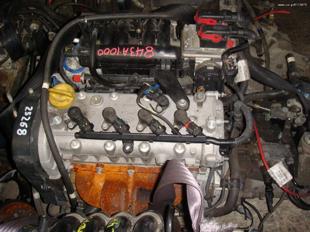 FIAT IDEA/STILO/PUNTO/DOBLO  // ΚΙΝΗΤΗΡΑΣ ΒΕΝΖΙΝΗΣ 843A1.000 1.400cc 95HP 16v & ΣΑΣΜΑΝ