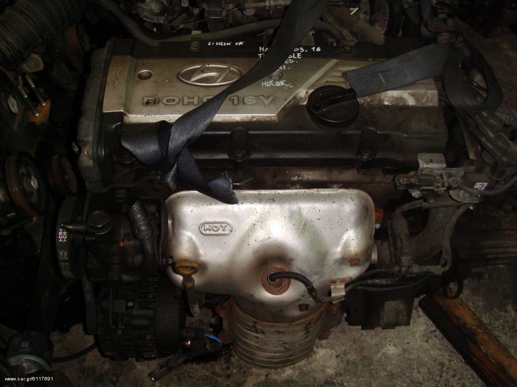 HYUNDAI MATRIX '01-'09 // ΚΙΝΗΤΗΡΑΣ ΒΕΝΖΙΝΗΣ G4ED 1.600cc 103hp