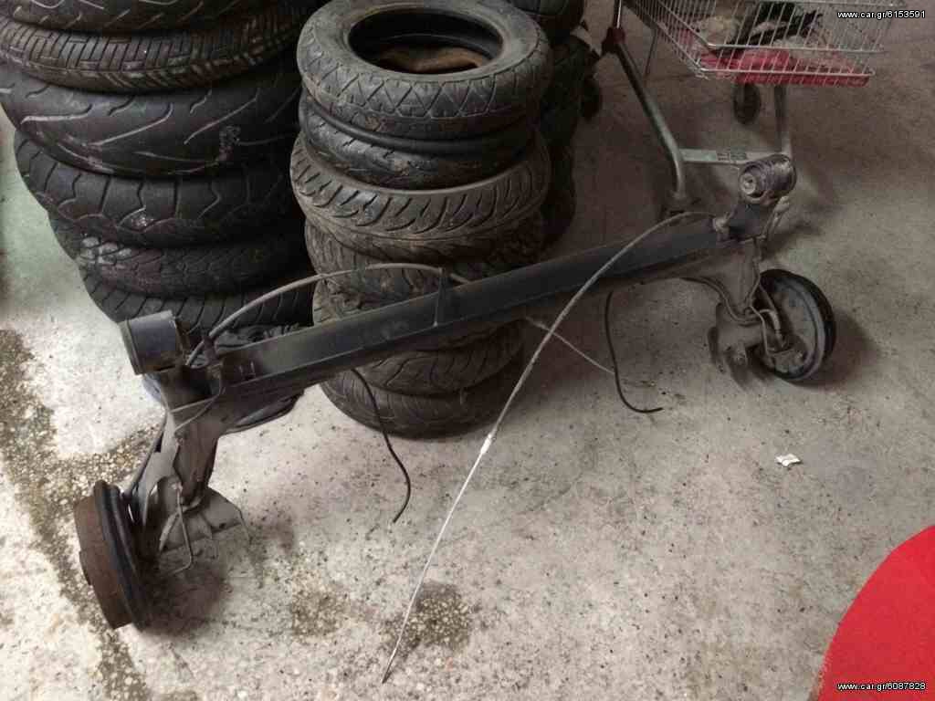 Άξονας πίσω και αμορτισέρ μπρος πίσω seat Ibiza 2000-2003
