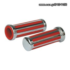 RAIL GRIPS, RED INLAY