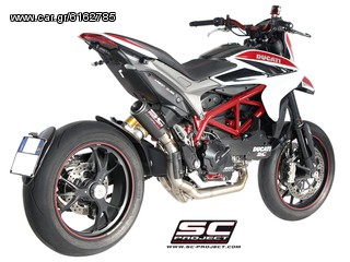 Εξάτμιση Ολόσωμη Sc Project 2-1 CR-T Titanium High Possition Ducati Hypermotard 821