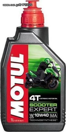 ΛΥΡΗΣ MOTUL SCOOTER EXPERT TECHNOSYNTHESE 10W40 4T (1 litre), MOSCOOTER10404T1