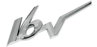 Αυτοκόλλητο Σήμα 16V Χρωμίου