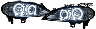 Renault Megane 99-02 CCFL Angel Eyes Φανάρια chrome