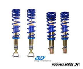 AP COILOVER SKODA FABIA (6Y)LIMOUSINE -SEDAN-WAGON-RS 1999- ΡΥΘΜΙΖΟΜΕΝΗ ΑΝΑΡΤΗΣΗ ΚΑΘ' ΥΨΟΣ 