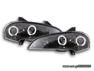 OPEL TIGRA ANGEL EYES Opel Tigra Bj. 95-03 BLACK EAUTOSHOP GR ΠΑΡΑΔΟΣΗ  ΠΑΝΤΟΥ