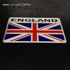 Αυτοκόλλητο Αλουμινίου Mini Cooper ENGLAND