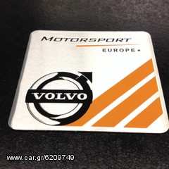Αυτοκόλλητο Αλουμινίου Volvo Team