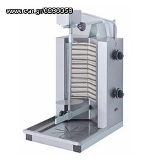 Γύρος ηλεκτρικός μικρός με πυρότουβλο 15kg-ΙΝΟΧ24