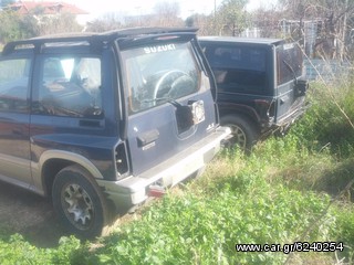 SUZUKI VITARA CABRIO 16V + VITARA κλειστο 8V  κινητηρες-ολα τα μηχανικα, πορτες φτερα καπο προφυλακτηρες a/c-thumb-3