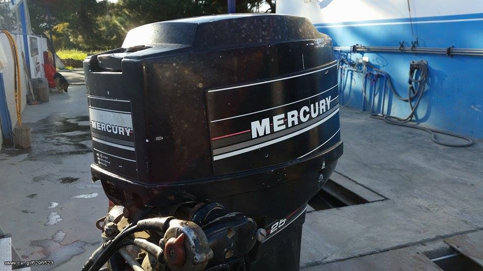 MERCURY 25HP 2T (SHORT) ΜΟΝΟ ΓΙΑ ΑΝΤΑΛΛΑΚΤΙΚΑ.