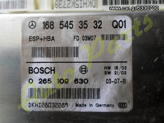 ΕΓΚΕΦΑΛΟΣ ESP / HBA MERCEDES BENZ W168 A170 CDI ΚΩΔ. Α1685453532 ΜΟΝΤΕΛΟ 1998-2004