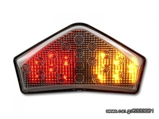LED Φιμέ/διαφανές πίσω φανάρι με φλας TRIUMPH TIGER 1050 / SPRINT / SPEED TRIPLE / ST