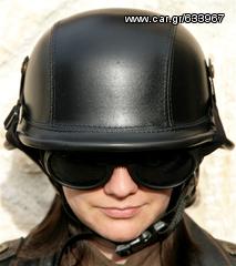 Κράνος ρετρό Club retro German helmet 2WW Black-thumb-5